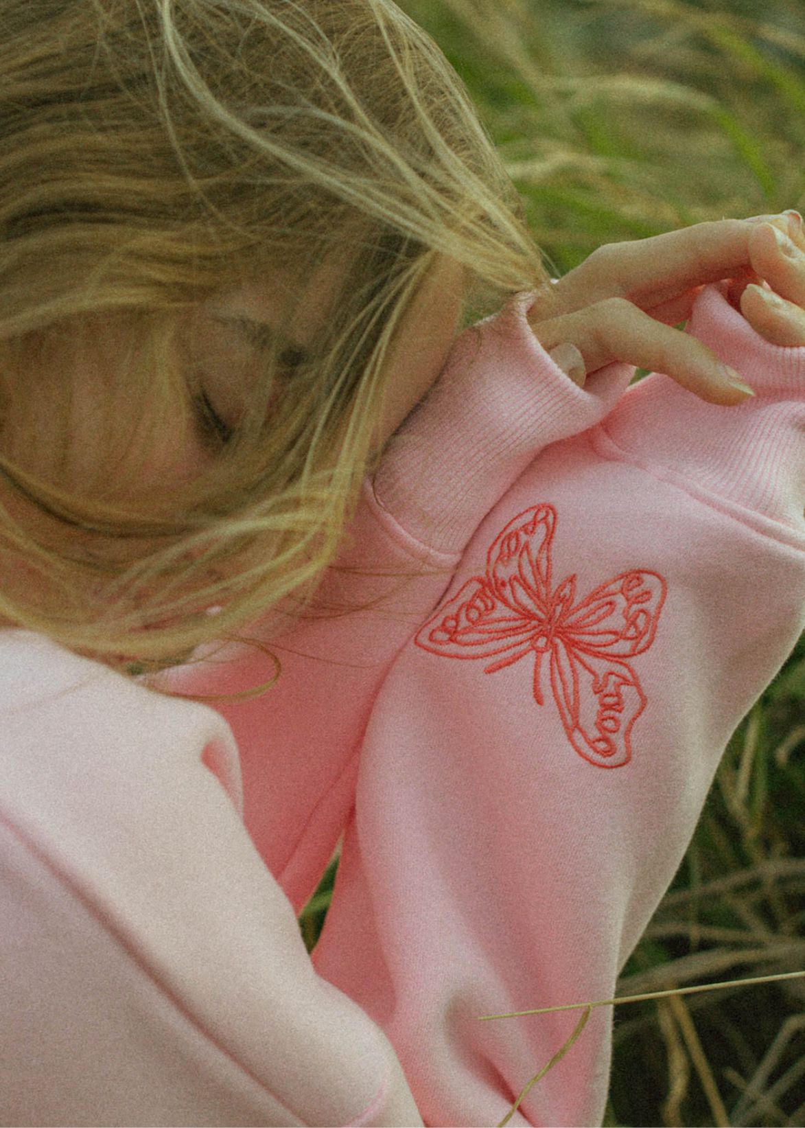 Pink Pink Palm Puff To Live For the Hope of it All Hoodie | US-EDPIT5249